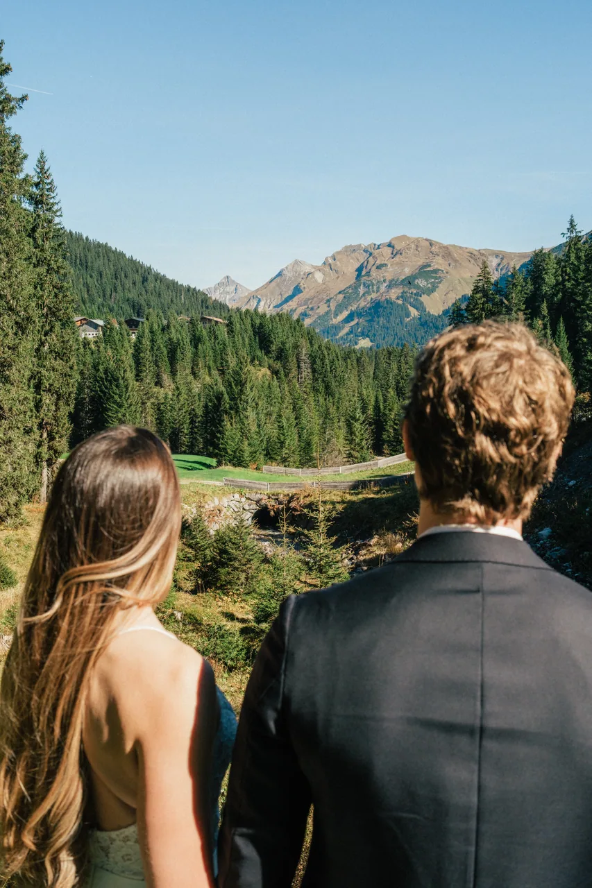 An alpine valley in Central Europe