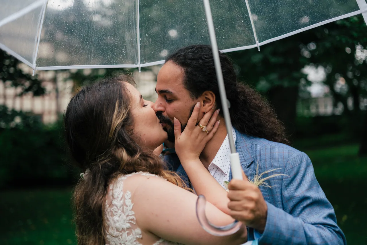 Kristin & Alex on their wedding day